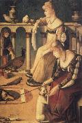 Vittore Carpaccio Venetian Ladies,known as the courtesans France oil painting artist